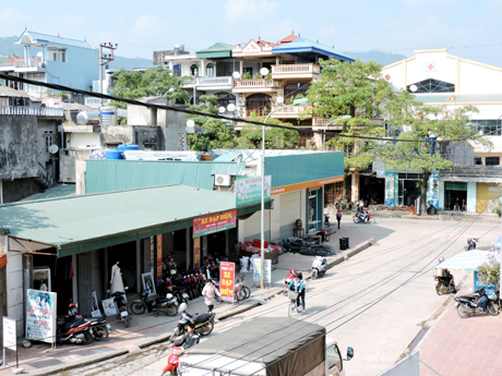 Một góc thị trấn Bình Liêu. Ảnh: Ngọc Nhất (CTV)