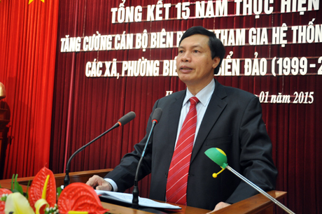 Đồng chí Nguyễn Đức Long, Phó Bí thư Tỉnh ủy, Chủ tịch HĐND tỉnh phát biểu chỉ đạo tại hội nghị.