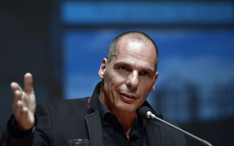 Bộ trưởng Tài chính Hy Lạp Yanis Varoufakis (Ảnh AFP)