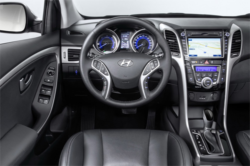 Nội thất của Hyundai i30 2015.