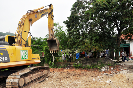 Mặt bằng tuyến đường vào Cảng hàng không Quảng Ninh đã thông