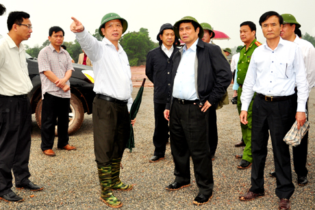 Kiểm tra công tác chuẩn bị khởi công Cảng hàng không Quảng Ninh và tiến độ một số dự án động lực KKT Vân Đồn