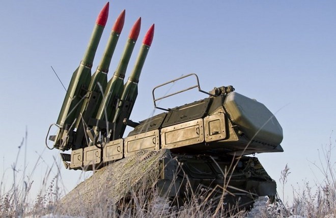 Tên lửa Buk-M2 của Nga. (Nguồn: Ria Novosti)