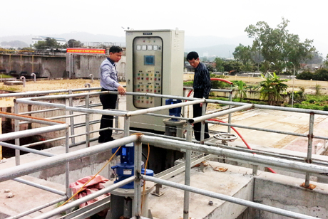 Hệ thống bể lọc Nhà máy nước Đồng Mây (Uông Bí).