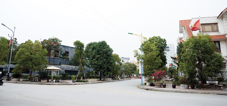 Một góc khu đô thị Tân Việt Bắc, phường Mạo Khê, TX Đông Triều. Ảnh: Nguyễn Thanh