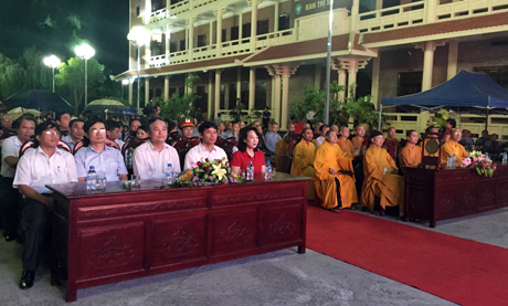 Các đại biểu dự Đại lễ Phật đản.