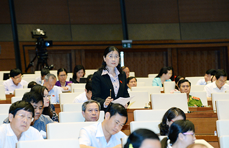 Đoàn ĐBQH tỉnh Quảng Ninh tham gia thảo luận vào dự án Luật Ngân sách nhà nước (sửa đổi)