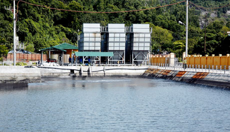 Trạm xử lý nước thải mỏ Hà Tu do Công ty Môi trường - Vinacomin quản lý, vận hành đã góp phần bảo vệ môi trường Vịnh Hạ Long. Ảnh: Dương Phượng Đại (CTV)