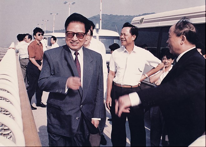 Cựu Chủ tịch Ban Thường vụ Đại hội Đại biểu nhân dân toàn quốc Trung Quốc Kiều Thạch. (Nguồn: gd-info.gov.cn)