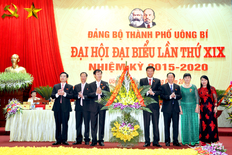 Khai mạc Đại hội Đại biểu Đảng bộ TP Uông Bí lần thứ XIX, nhiệm kỳ 2015-2020