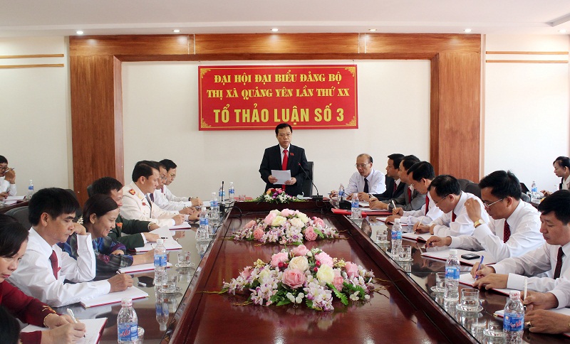BCH Đảng bộ TX Quảng Yên họp phiên đầu tiên bầu BTV Thị ủy và các chức danh