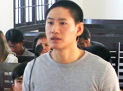Bị cáo Nguyen Nicolas tại toà. Ảnh: Sơn Ninh