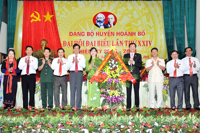 Đại hội đại biểu Đảng bộ huyện Hoành Bồ lần thứ XXIV: Nghe và tiếp thu ý kiến chỉ đạo của đồng chí Bí thư Tỉnh uỷ