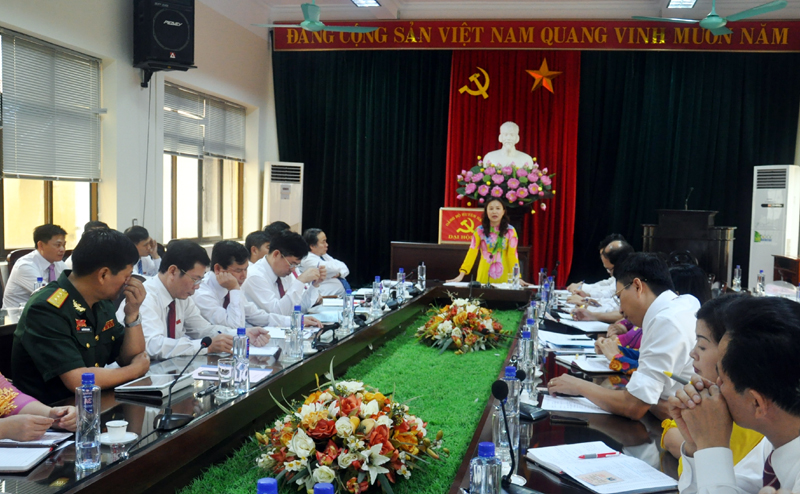 BCH Đảng bộ huyện Hải Hà khóa XXI họp phiên đầu tiên bầu BTV Huyện ủy và các chức danh