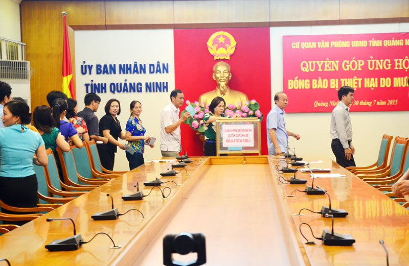 Thành lập Ban Chỉ đạo tiếp nhận ủng hộ nhân dân Quảng Ninh khắc phục hậu quả mưa lụt