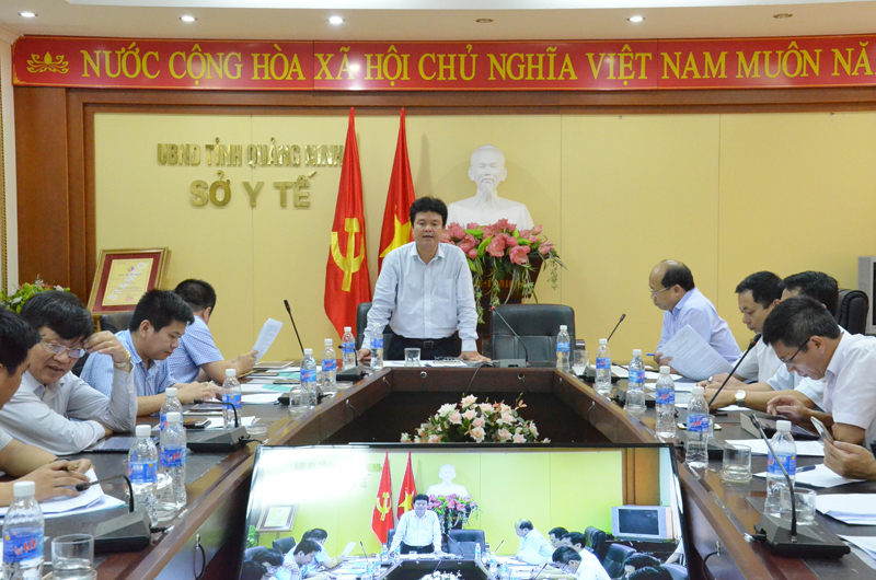 Phạm Lê Tuấn, Thứ trưởng Bộ Y tế làm Trưởng đoàn đã kiểm tra công tác khắc phục hậu quả mưa lũ tại TP Hạ Long
