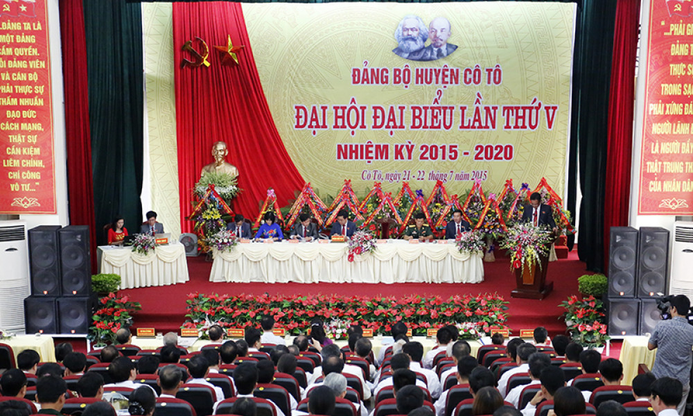 Đại hội Đảng bộ huyện Cô Tô lần thứ V