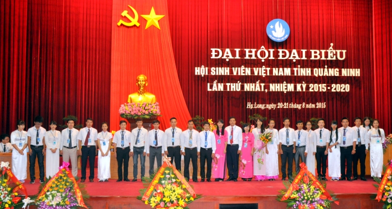 Đại hội hội sinh viên Việt Nam tỉnh Quảng Ninh lần thứ nhất nhiệm kỳ 2015-2020 thành công tốt đẹp