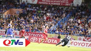 Mạc Hồng Quân nâng tỷ số 2-0 cho Than Quảng Ninh