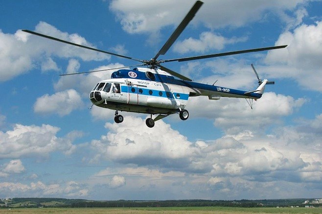 Máy bay trực thăng Mi-8 (Nguồn: Moscow Times)