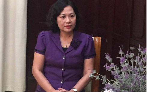 Phó Thống đốc Ngân hàng Nhà nước Nguyễn Thị Hồng trả lời phỏng vấn về việc tăng tỷ giá.