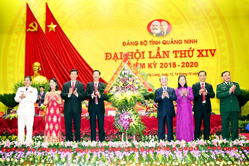 Khai mạc trọng thể Đại hội Đảng bộ tỉnh Quảng Ninh lần thứ XIV, nhiệm kỳ 2015 - 2020