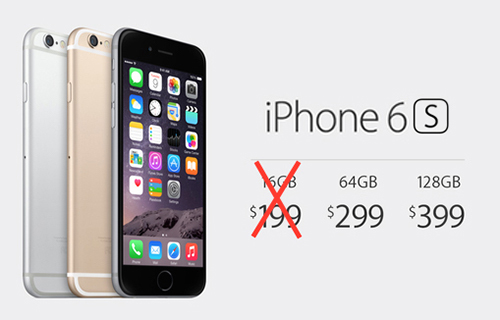 Người dùng có xu hướng chọn iPhone 6s bản 64 và 128GB, dù có giá cao hơn đáng kể so với bản 16GB, điều này giúp Apple kiếm được nhiều tiền hơn.