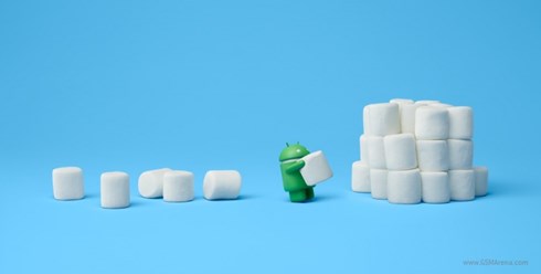 Marshmallow là phiên bản mới nhất của hệ điều hành Android. Ảnh: Gsmarena.