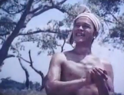 Hoàng Hiệp vào vai thằng Bờm năm 1987.