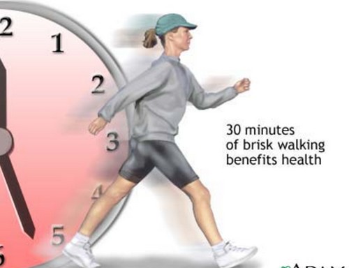 Đi bộ nhanh 30 phút mỗi ngày rất tốt cho sức khỏe tim mạch. Ảnh: Cliker.