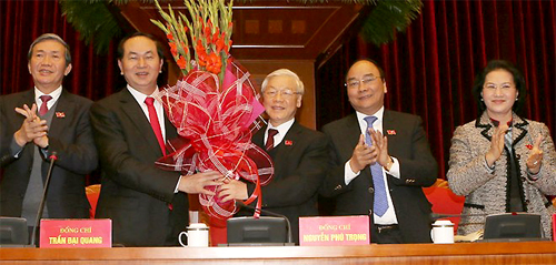 Đồng chí Nguyễn Phú Trọng được bầu làm Tổng Bí thư BCH Trung ương Đảng khoá XII