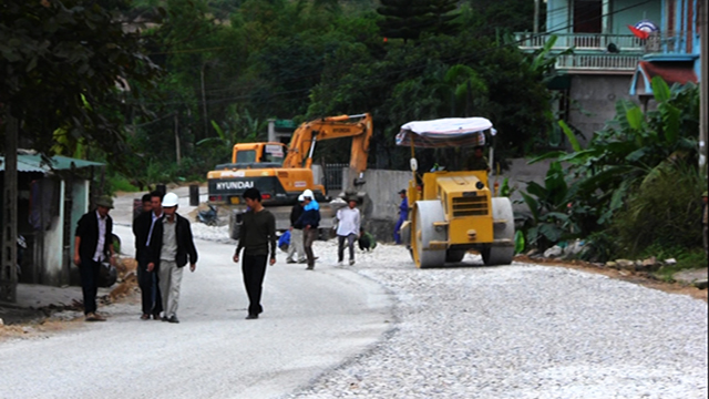 Hoàn thành sửa chữa tỉnh lộ 326, niềm vui ngày cận tết