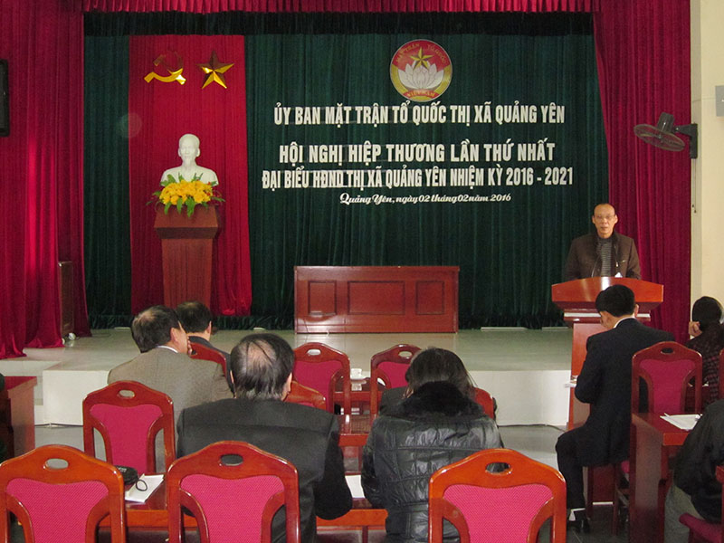 TX Quảng Yên: Hội nghị hiệp thương lần thứ nhất về bầu cử đại biểu HĐND thị xã nhiệm kỳ 2011–2016