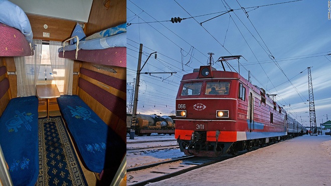 Tuyến đi xuyên Siberia được coi như 