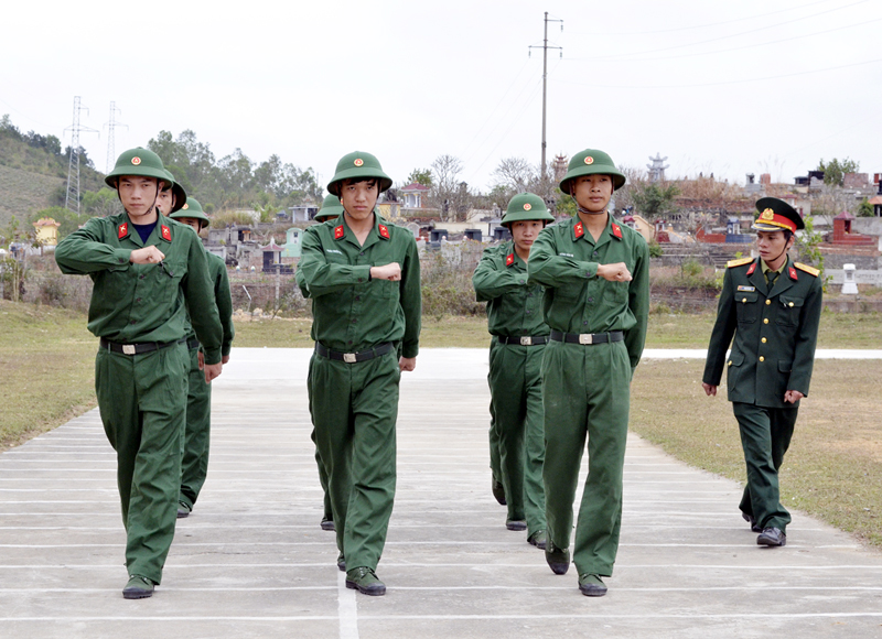 Thực tế hoạt động huấn luyện tân binh mới