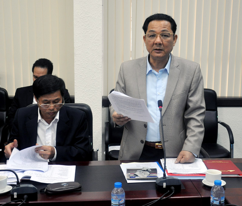 Lãnh đạo Thị uỷ Đông Triều báo cáo tình hình triển khai công tác bầu cử trên địa bàn