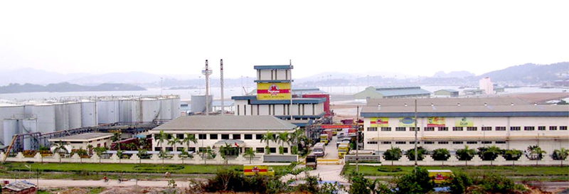 Công ty TNHH Dầu thực vật Cái Lân, tại Khu Công nghiệp Cái Lân, TP Hạ Long.