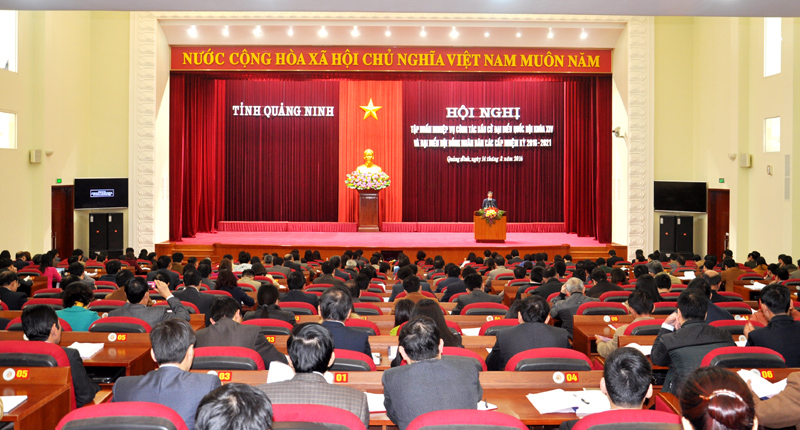 Tập huấn nghiệp vụ công tác bầu cử đại biểu Quốc hội và đại biểu HĐND các cấp nhiệm kỳ 2016- 2021