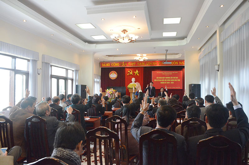Hội nghị hiệp thương lần thứ 2 bầu cử đại biểu HĐND tỉnh nhiệm kỳ 2016-2021