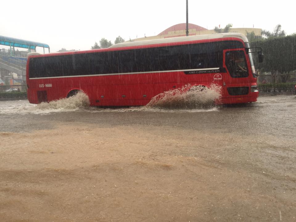 Mưa lớn, Hạ Long lại ngập