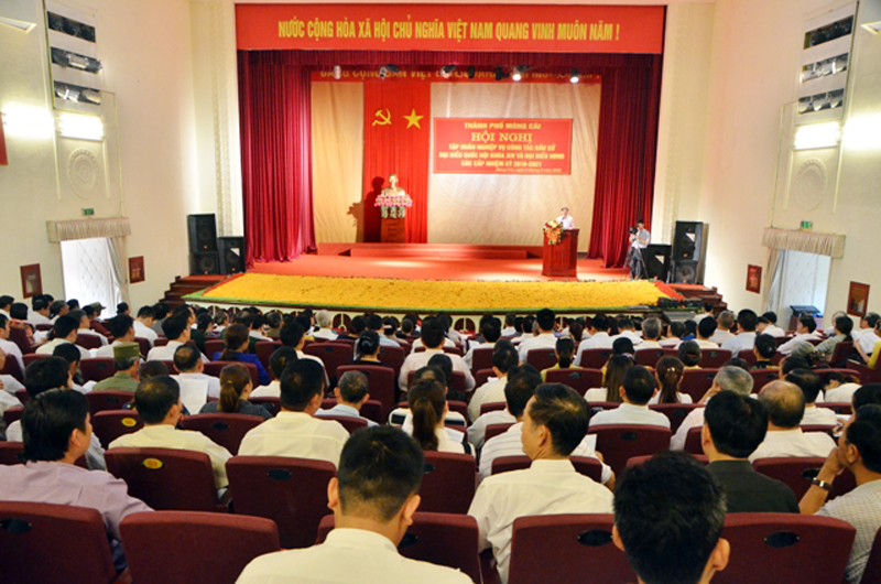TP Móng Cái tập huấn công tác bầu cử