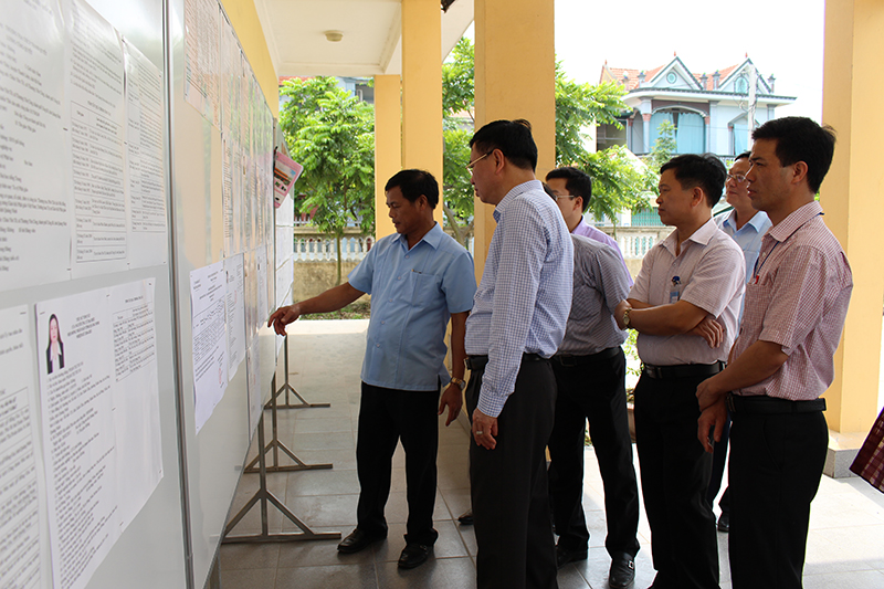 Họp Ban Bầu cử ĐBQH khóa XIV tại đơn vị bầu cử số 2, tỉnh Quảng Ninh