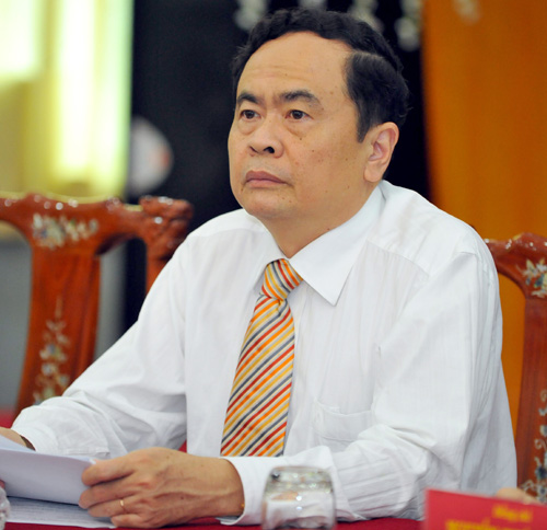 Phó Chủ tịch - Tổng thư ký Ủy ban Trung ương MTTQ Việt Nam Trần Thanh Mẫn. (Ảnh: TH).