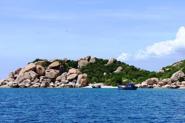 Đảo Binh Ba nổi tiếng với cảnh sắc thiên nhiên tuyệt vời.