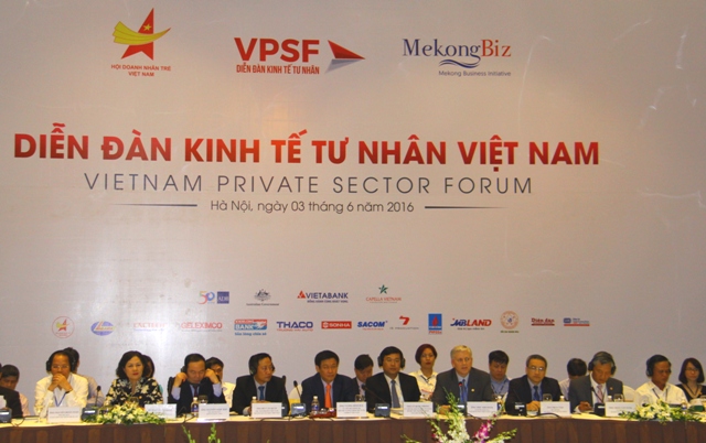 Quang cảnh tại Diễn đàn Kinh tế tư nhân Việt Nam