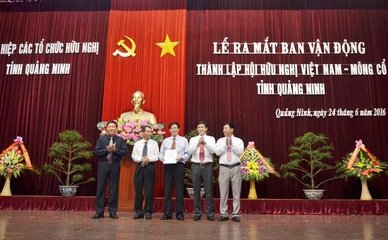 Ra mắt Ban vận động thành lập Hội hữu nghị Việt Nam - Mông Cổ tỉnh Quảng Ninh 
