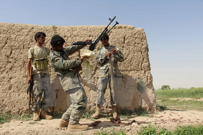 Lực lượng an ninh Afghanistan. (Nguồn: EPA/TTXVN)