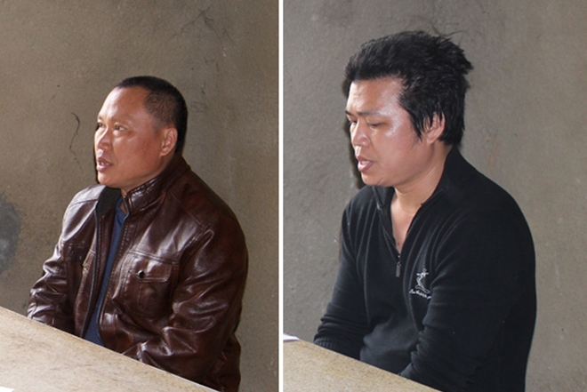 Đối tượng Triệu Văn Thuận và Quách Đức Thường bị bắt giữ về hành vi tổ chức người khác trốn đi nước ngoài trái phép