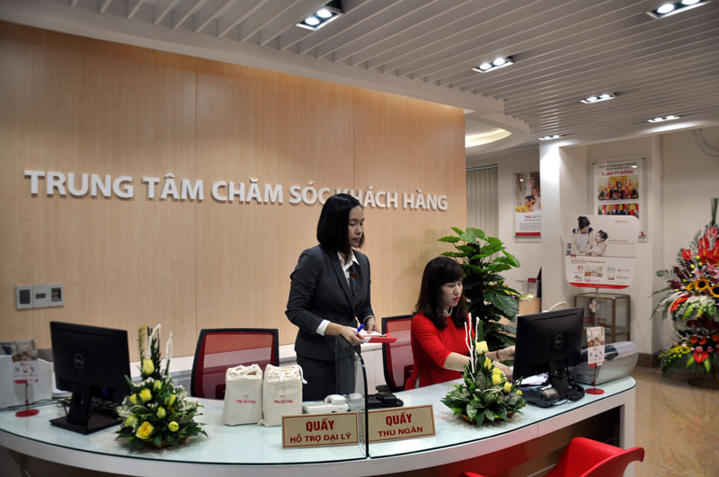 Một góc của Văn phòng Tổng đại lý theo tiêu chuẩn chất lượng mới TP Uông Bí.