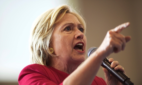 Ứng viên tổng thống đảng Dân chủ Hillary Clinton. Ảnh: Reuters